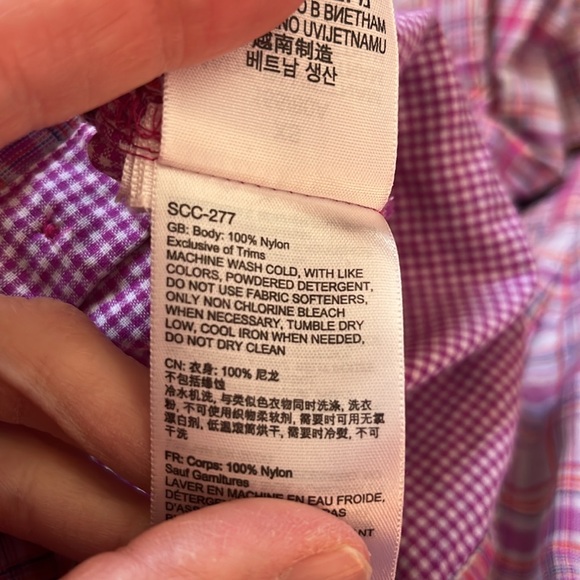 Like new Marmot plaid long sleeve top - Picture 14 of 14